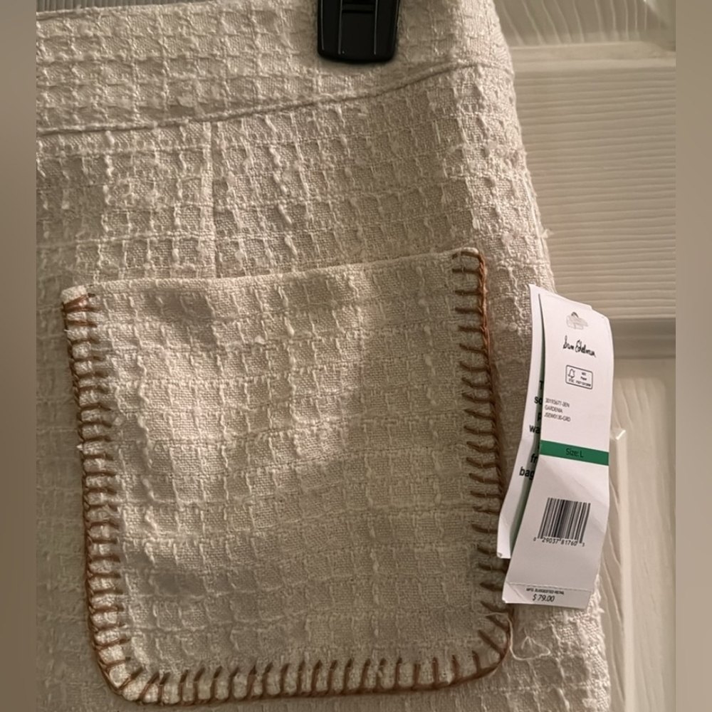 🆕NWT vest & skirt set in cream tweed by Sam Edelman - Picture 10 of 10